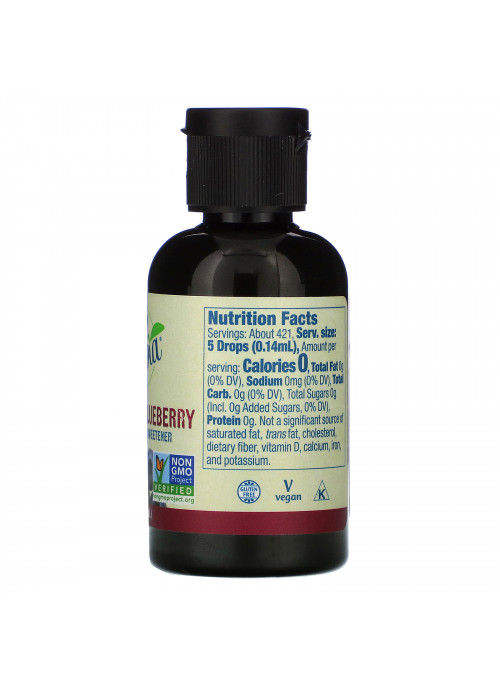 Now Foods, Better Stevia, Zero-Calorie Liquid Sweetener, Pomegranate Blueberry, 2 fl oz (59 ml)