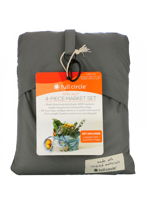 Full Circle, Tote-Ally, 4 Piece Market Set