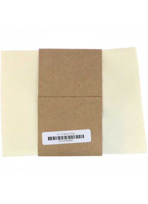 Wowe, Certified Organic Cotton Muslin Bag, 1 Bag, 8 in x 12 in