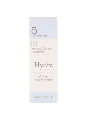 9Wishes, Ampule Serum, Hydra, 0.85 fl oz (25 ml)