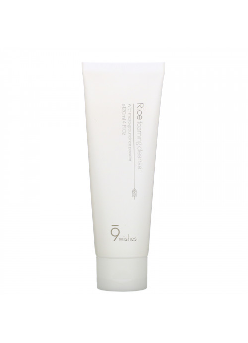 9Wishes, Rice Foaming Cleanser, 4 fl oz (120 ml)