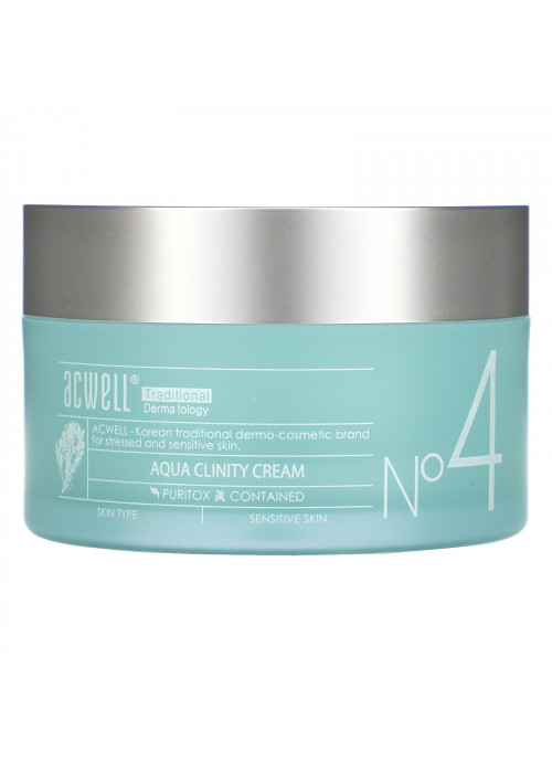 Acwell, No. 4, Aqua Clinity Cream, 1.7 fl oz (50 ml)