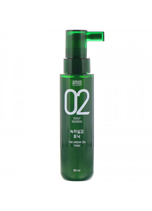 Amos, 02 Scalp Nourish, The Green Tea Tonic, 80 ml