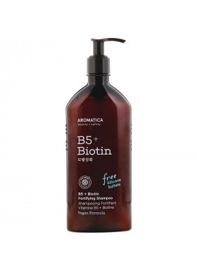 Aromatica, B5 + Biotin, Fortifying Shampoo, 13.5 fl oz (400 ml)