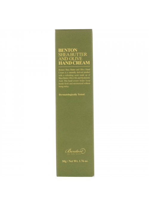 Benton, Shea Butter and Olive Hand Cream, 1.76 oz (50 g)
