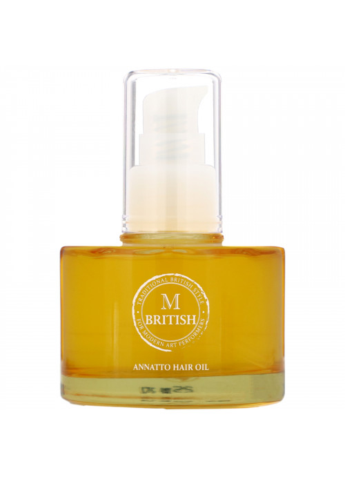 British M, Annatto Hair Oil, 2.36 fl oz (70 ml)
