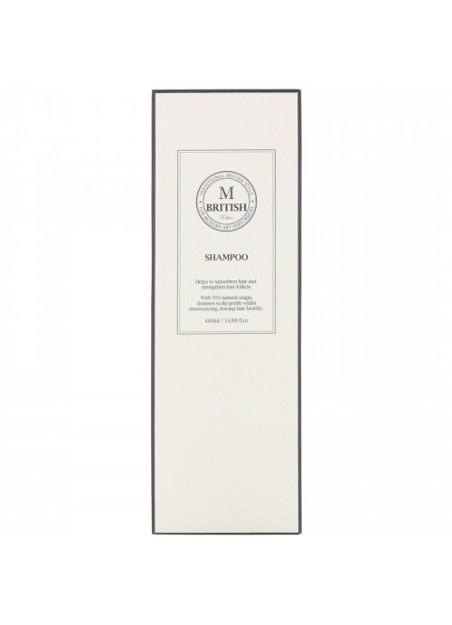 British M, Ethic, Shampoo, 14.88 fl oz (440 ml)