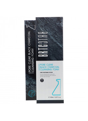 BRTC, Pore Clear Black Charcoal Cleansing Foam, 5.07 fl oz (150 ml)