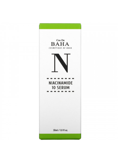 Cos De BAHA, N, Niacinamide 10 Serum, 1 fl oz (30 ml)