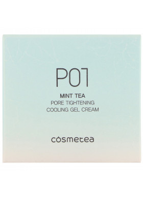 Cosmetea, Mint Tea, Pore Tightening Cooling Gel Cream, 1.76 oz (50 g)