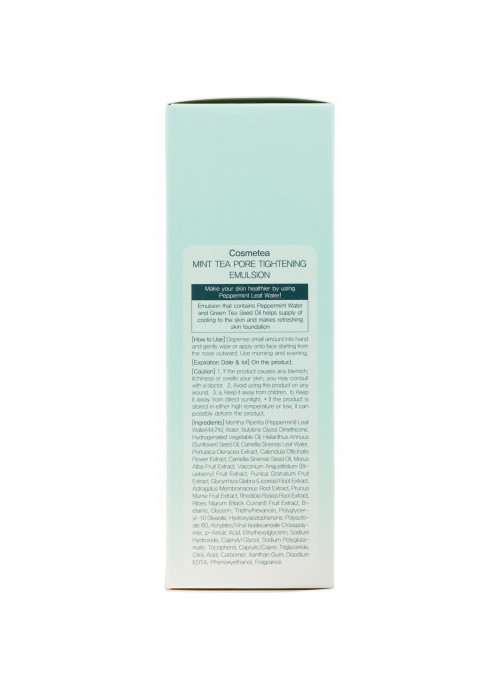 Cosmetea, Mint Tea Pore Tightening Emulsion, 5.29 fl oz (150 ml)
