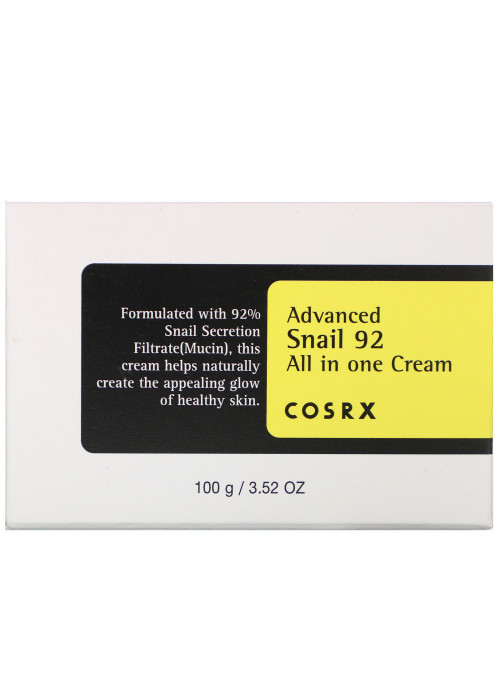 Cosrx, Advanced Snail 92, All in One Cream, 100 ml