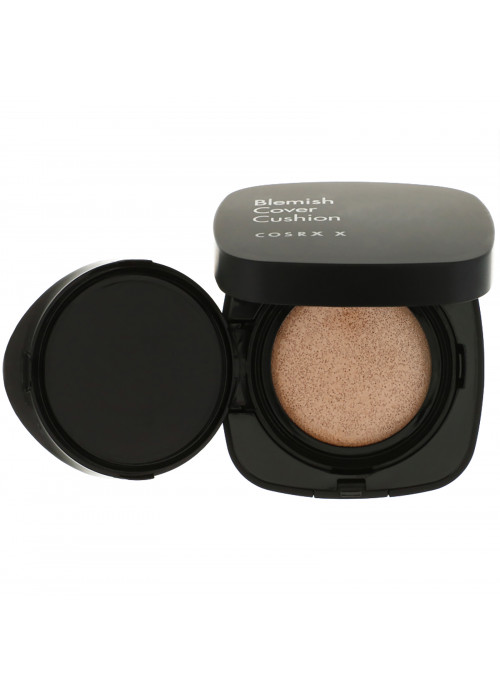 Cosrx, Clear Fit Blemish Cushion, SPF 47, 21 Bright Beige, 0.52 oz (15 g)