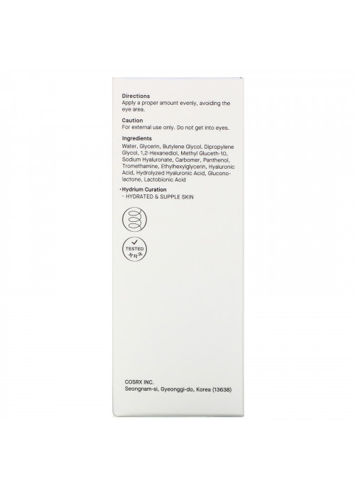 Cosrx, Hydrium, Triple Hyaluronic Moisture Ampoule, 1.35 fl oz (40 ml)
