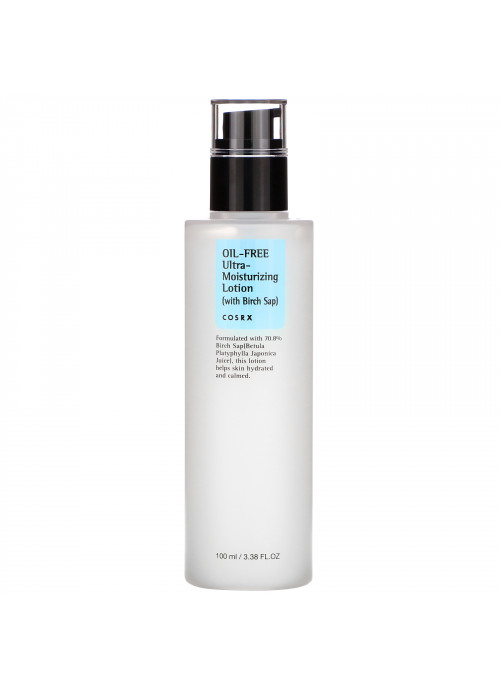 Cosrx, Oil-Free Ultra-Moisturizing Lotion, with Birch Sap, 3.38 fl oz (100 ml)