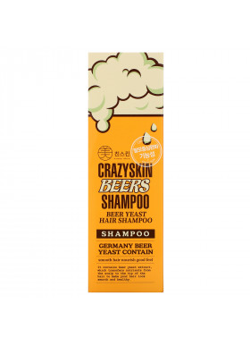 Crazy Skin, Beer Yeast Hair Shampoo, 300 g