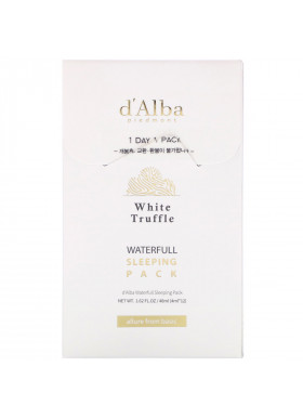 d'Alba, White Truffle, Waterfull Sleeping Pack, 1.62 fl oz (48 ml)