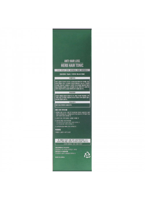 Dashu, Anti-Hair Loss Herb Hair Tonic, 5.07 oz (150 ml)