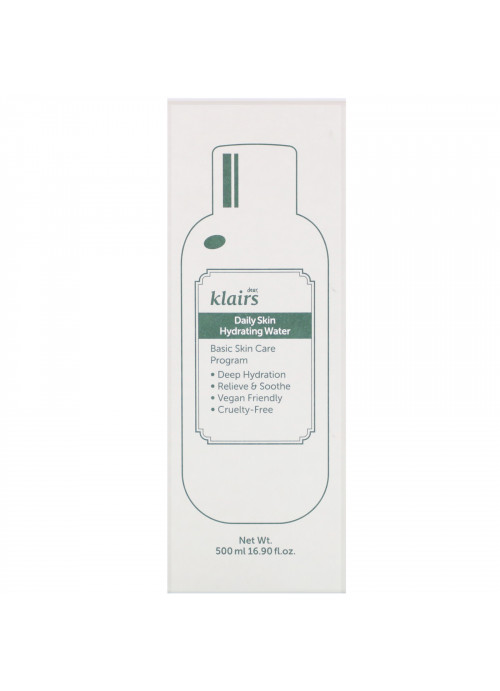 Dear, Klairs, Daily Skin Hydrating Water, 16.90 fl oz (500 ml)