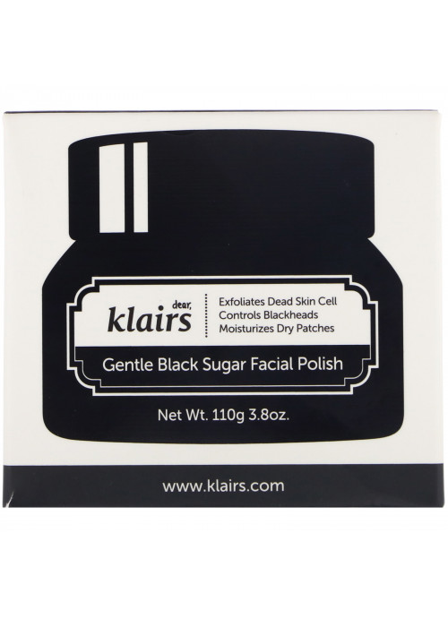 Dear, Klairs, Gentle Black Sugar Facial Polish, 3.8 oz (110 g)