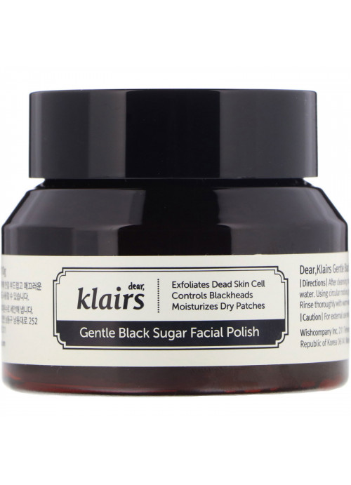 Dear, Klairs, Gentle Black Sugar Facial Polish, 3.8 oz (110 g)