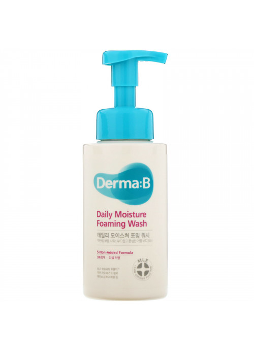 Derma:B, Daily Moisture Foaming Wash, 12.85 fl oz (380 ml)