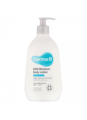Derma:B, Mild Moisture Body Lotion, Fragrance Free, 13.5 fl oz (400 ml)
