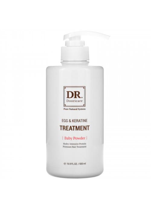 Doori Cosmetics, Daeng Gi Meo Ri, Dr. Egg & Keratin Treatment, Baby Powder, 16.9 fl oz (500 ml)