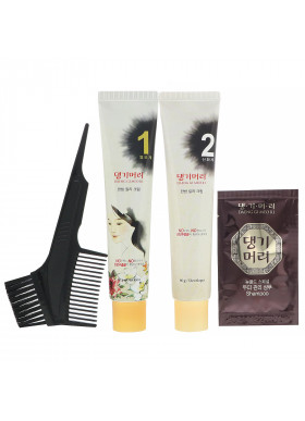 Doori Cosmetics, Daeng Gi Meo Ri, Medicinal Herb Hair Color, Dark Brown, 1 Kit