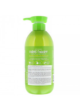 Doori Cosmetics, Farms Therapy, Sparkling Body Wash, Green Apple, 23.6 fl oz (700 ml)