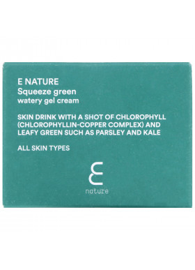 E-Nature, Squeeze Green Watery Gel Cream, 1.6 fl oz (50 ml)