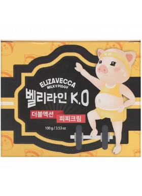 Elizavecca, Milky Piggy, Belly Line K.O. Double Action P.P. Cream, 3.53 oz (100 g)