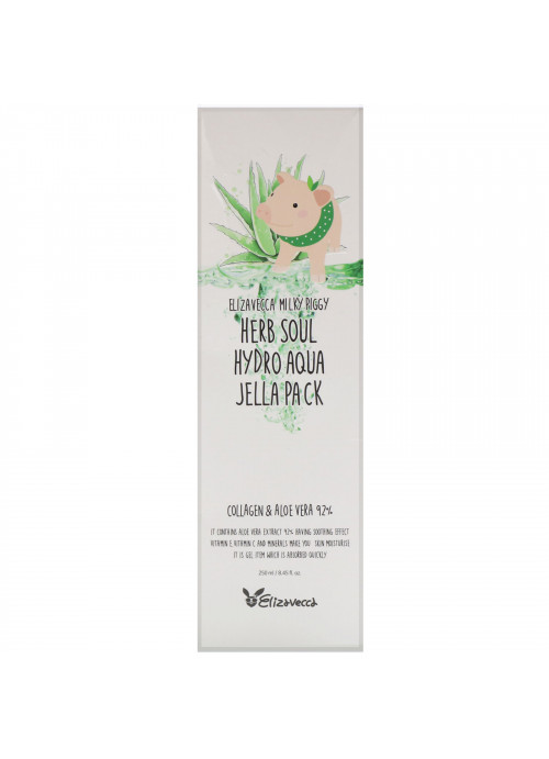 Elizavecca, Milky Piggy, Herb Soul Hydro Aqua Jella Pack, 8.45 fl oz (250 ml)