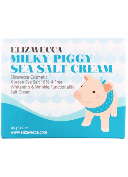 Elizavecca, Milky Piggy Sea Salt Cream, 100 g