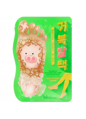 Elizavecca, Witch Piggy, Hell-Pore, Turtle's Foot Pack, 1 Pair, 1.41 oz (40 g)