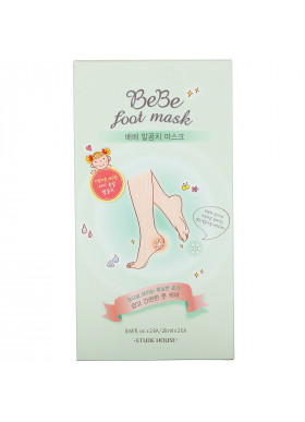 Etude House, Bebe Foot Mask, 2 Pair, 0.68 fl oz (20 ml) Each