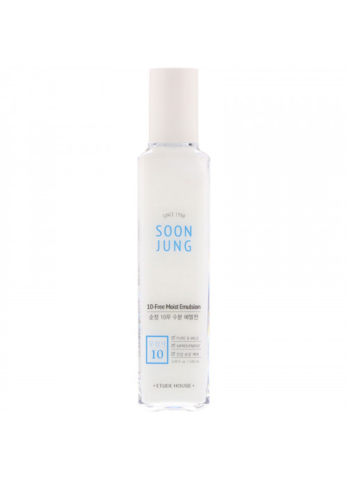 Etude House, Soon Jung, 10-Free Moist Emulsion, 4.05 fl oz (120 ml)