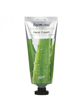 Farm Stay, Visible Difference Hand Cream, Aloe, 100 g