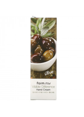 Farm Stay, Visible Difference Hand Cream, Olive, 100 g