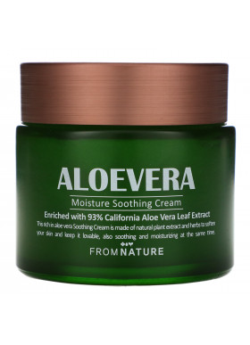 FromNature, Aloe Vera, 93%, Moisture Soothing Cream, 80 ml