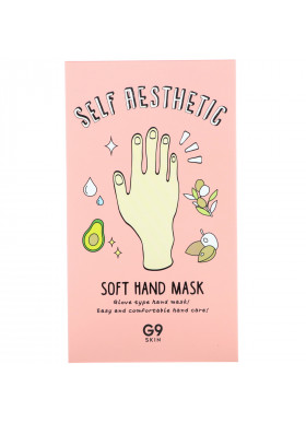 G9skin, Self Aesthetic, Soft Hand Mask, 5 Masks, 0.33 fl oz (10 ml)
