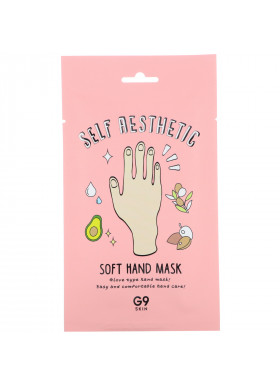 G9skin, Self Aesthetic, Soft Hand Mask, 5 Masks, 0.33 fl oz (10 ml)