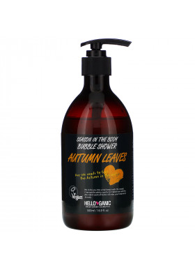 Helloganic, Season In the Body Bubble Shower, Autumn Leaves, 16.9 fl oz (500 ml)