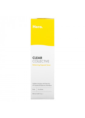 Hero Cosmetics, Clear Collective, Balancing Capsule Toner, 4.40 fl oz (130 ml)