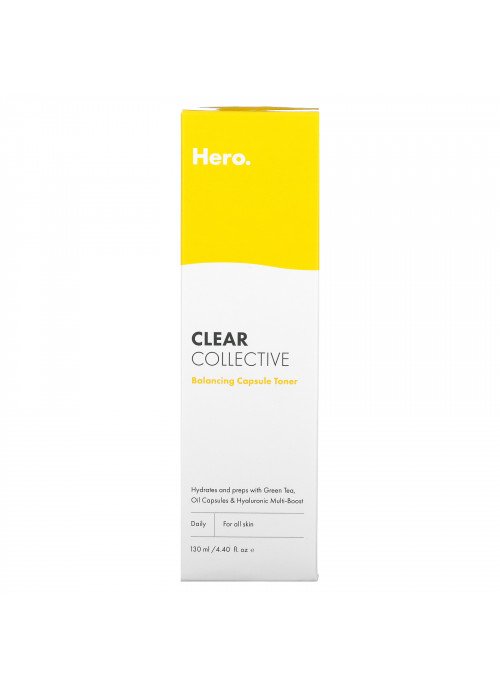 Hero Cosmetics, Clear Collective, Balancing Capsule Toner, 4.40 fl oz (130 ml)
