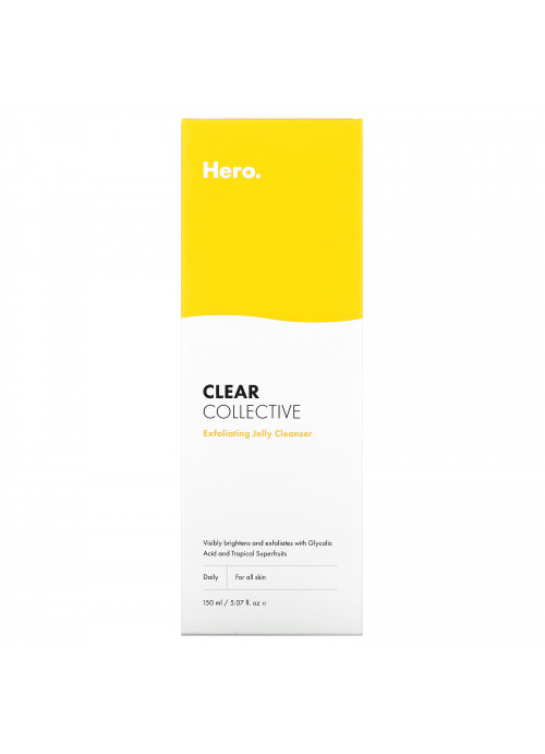 Hero Cosmetics, Clear Collective, Exfoliating Jelly Cleanser, 5.07 fl oz (150 ml)