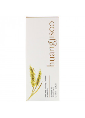 Huangjisoo, Pure Daily Foaming Cleanser, Moisturizing, 6.3 fl oz (180 ml)