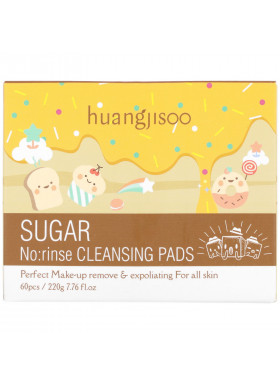 Huangjisoo, Sugar, No: Rinse Cleansing Pads, 60 Pads, 7.76 oz (220 g)