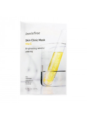 Innisfree, Skin Clinic Mask, Vita C, Brightening, 1 Sheet, 0.67 fl oz (20 ml)