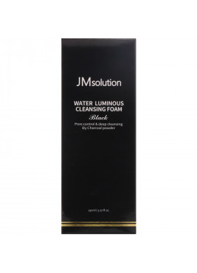 JM Solution, Water Luminous Cleansing Foam, Black, 5.07 fl oz (150 ml)